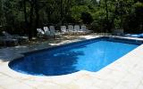 Aiguillon holiday villa rental with private pool, walking, beach/lake nearby, log fire, balcony/terrace, rural retreat, TV, DVD