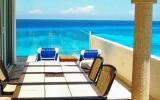 Apartment Cancún Fernseher: Beachfront Penthouse - Big 4Br Corner Unit - ...