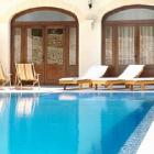Villa Qala Other Localities: Private Villa With Large Pool & Garden 