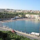 Apartment Malta: Exclusive Seafront Apartment Near A Sandy Beach 