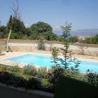 for 10 persons (8+2), newly built, with pool 8x4 m, 5 baths, 200 m to the beach
