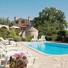 Countryside Istrian stone villa with private pool and beautiful garden