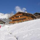 Apartment Diablerets: Sunny Traditional Swiss Chalet Apartment Adjacent Ski ...
