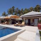Villa Surat Thani Safe: Villa Plumeria - Elegant Beach Front Pool Home 